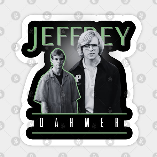 Jeffrey dahmer +++ retro Sticker by TelorDadar